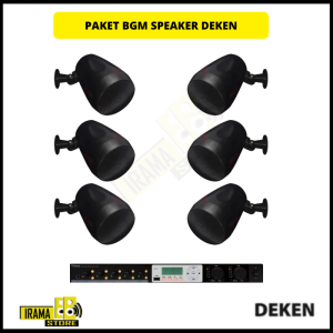 Paket Background Music Indoor Outdoor Speaker Deken 5 Inch - 6 Speaker